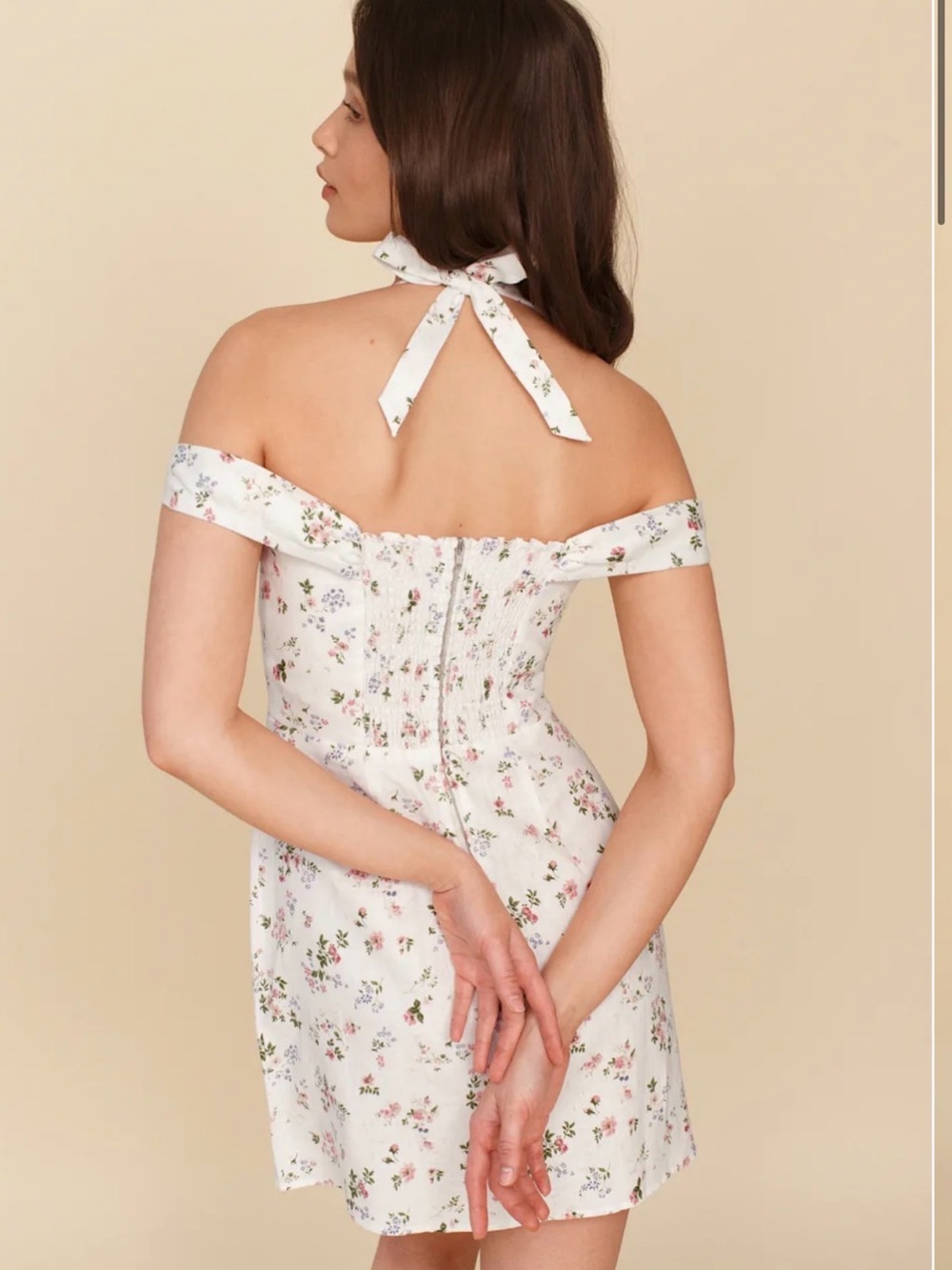 Reformation Sanford Linen Dress